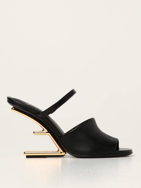 fendi satin sandals|Fendi high heels sandals.